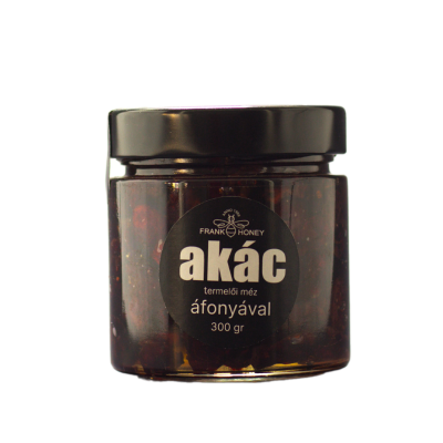 Akácméz áfonyával