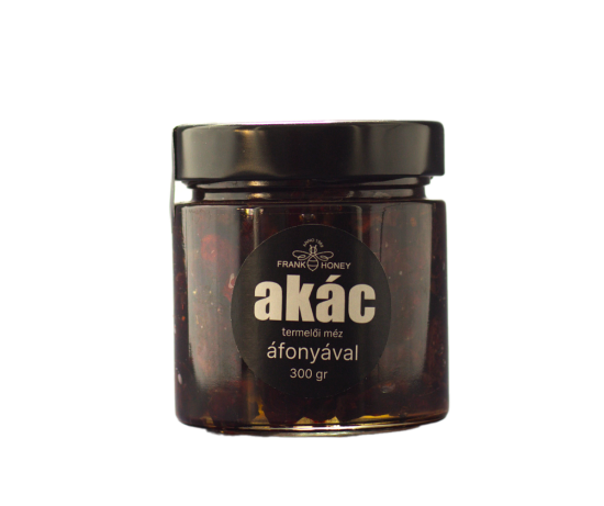 Akácméz áfonyával
