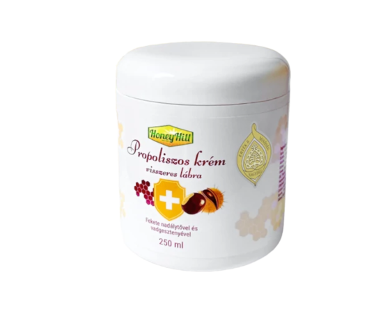 Propoliszos krém visszeres lábra 250 ml (HoneyHill termék)