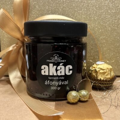 Akácméz áfonyával