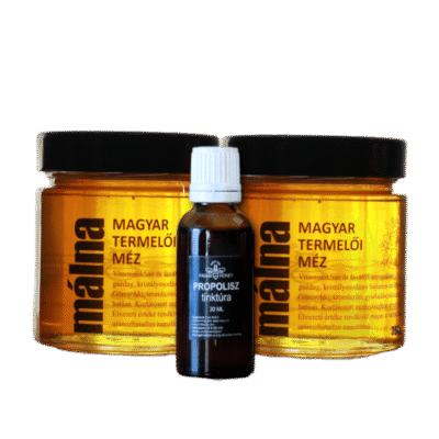 Dupla málnaméz (2X300 gr) ajándék propolisszal