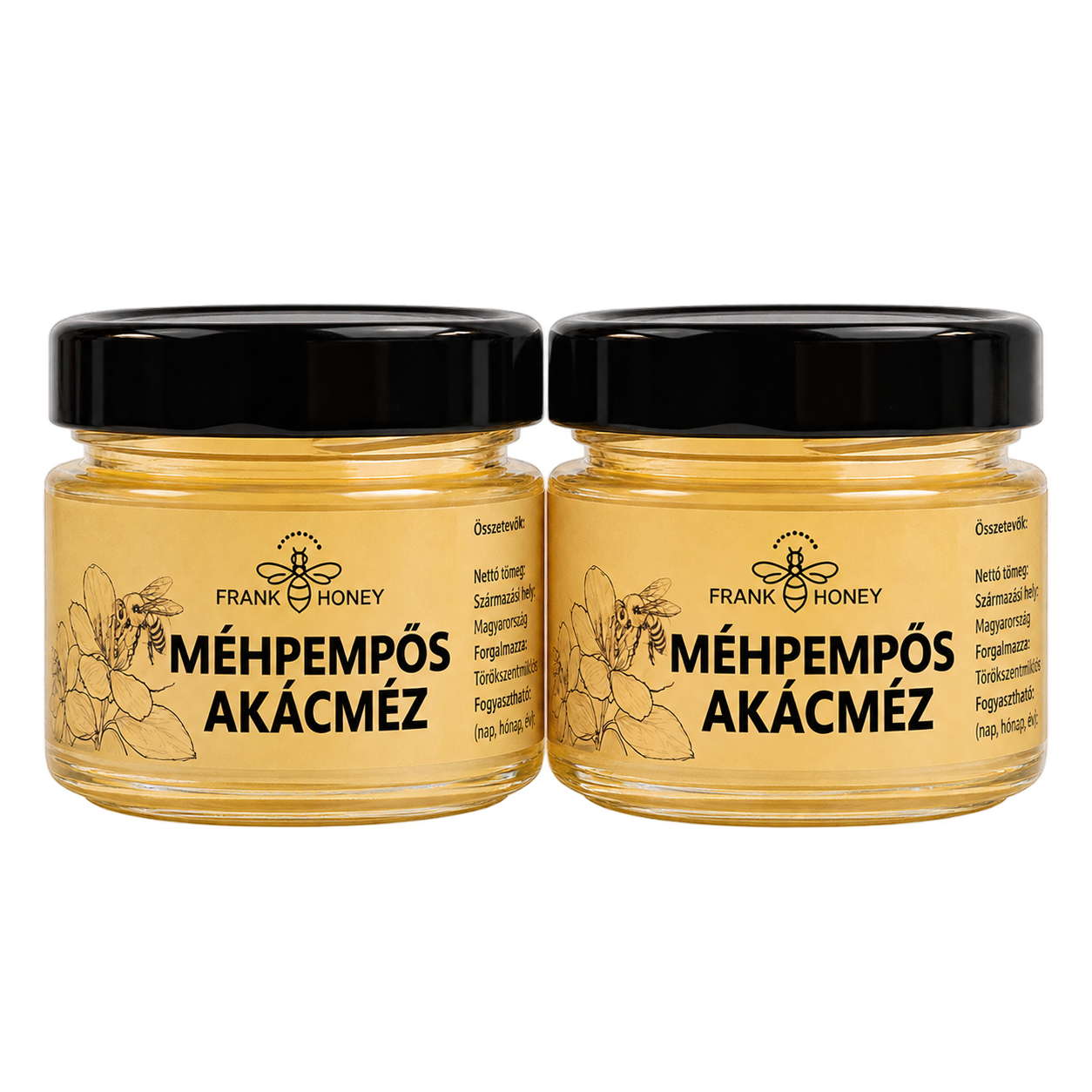 dupla méhpempős akácméz